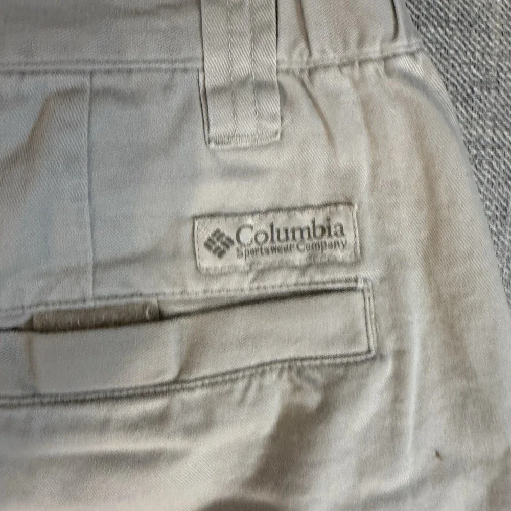 Columbia Cargo Shorts Mens 36 Tan Khaki Hiking‎ Outdoor Cotton Utility